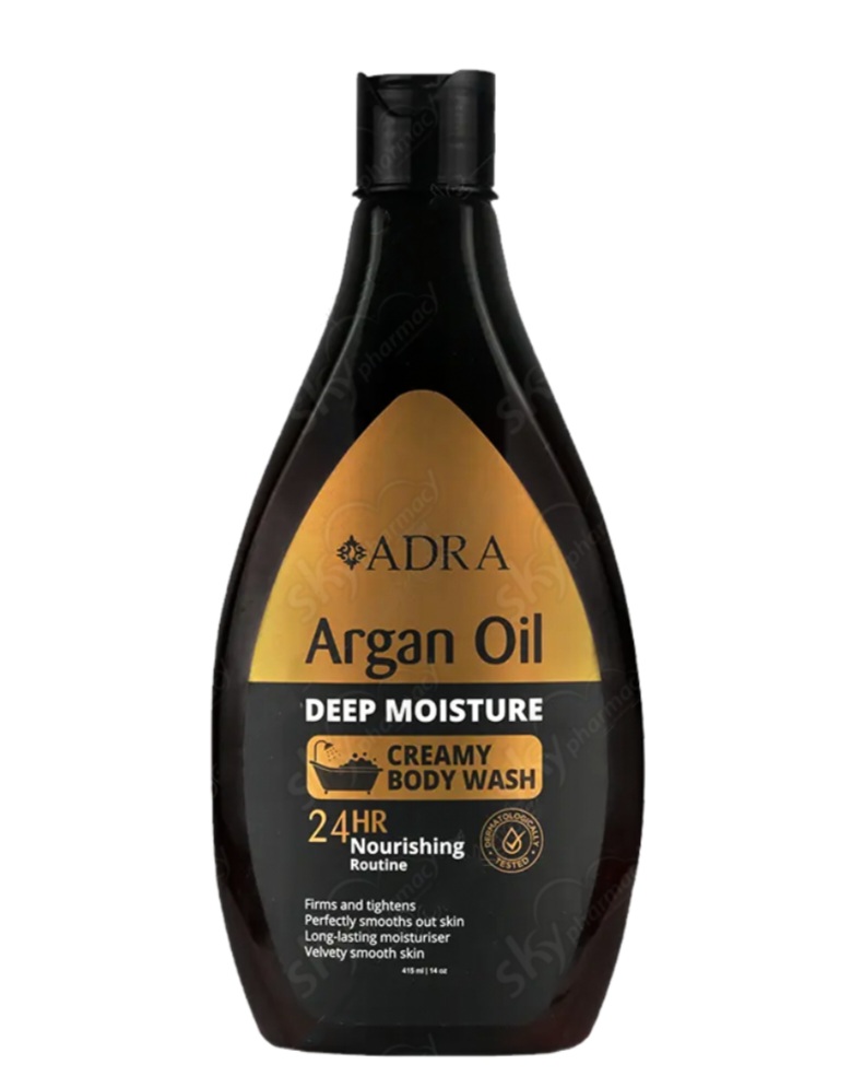 شامپوبدن کرمی حاوی روغن آرگان400میل-آدرا